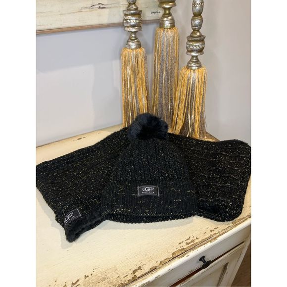 UGG 3pc set - Black sparkle - Picture 4 of 4